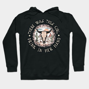 There was this girl, drink in her hand Leopard Deserts Cactus Hoodie